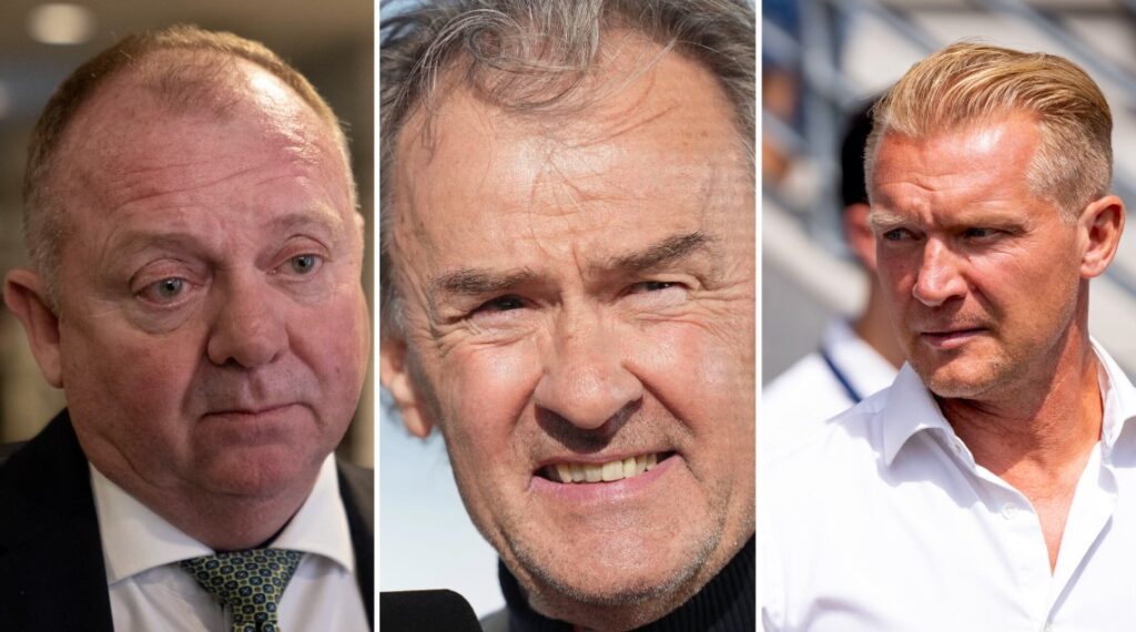 Kent Madsen, Stig Pedersen og Søren Pedersen.