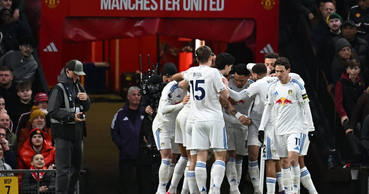 Ikke sket i 45 år: Leeds sejrer på Old Trafford Foto: Photo by Paul ELLIS 