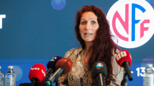 Lise Klaveness, præsident for den norske fodboldforbund