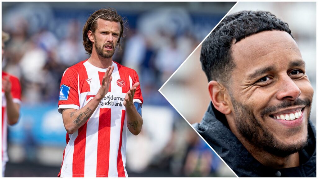 Lucas Andersen og Mathias Zanka Jørgensen i samme kollage.