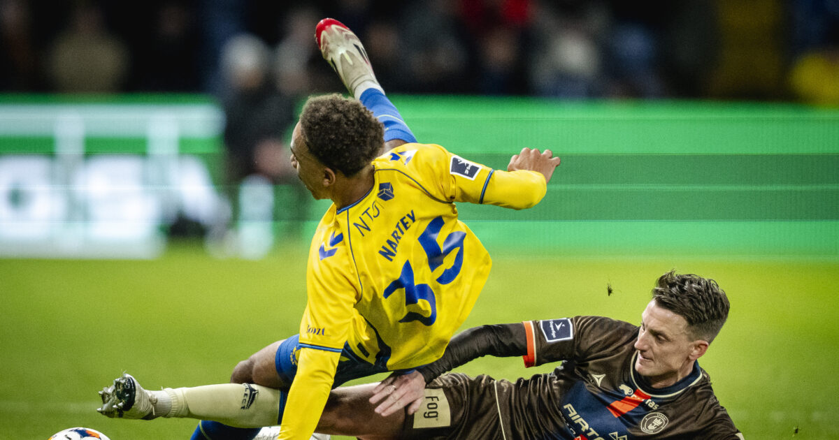 Millionkøb: Vil skrue Superliga-transferbudgettet op Lyngbys Mathias Hebo under klubbens seneste ophold i Superligaen.  Lyngby vil tilbage i bedste række til sommer. Foto: Mads Claus Rasmussen/Ritzau Scanpix