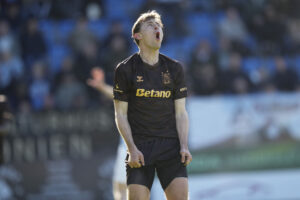 Mads Frøkjær tydeligt frustreret.