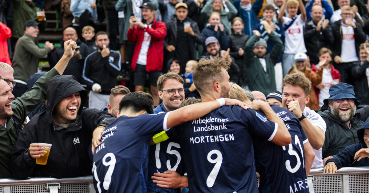 Var på kontrakt i FCM: I aften holder han med AGF og sønnike Foto: Martin Sylvest/Ritzau Scanpix 2023