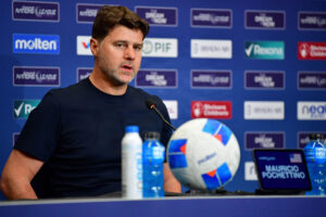 Mauricio Pochettino under et pressemøde
