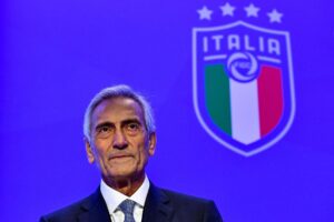 Italiens fodboldpræsident.