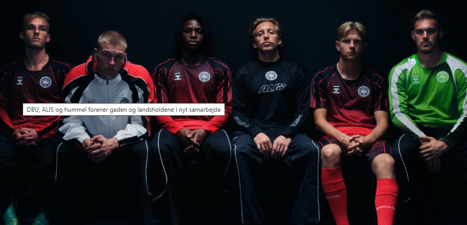 LIVE: DBU præsenterer ny landsholdstrøje Foto: DBU