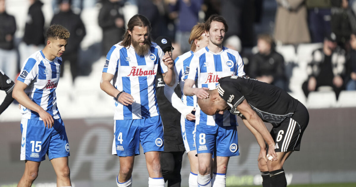 Åh åh, OB: Stor profil fraværende til træning – kan misse FCK-brag Foto: Claus Fisker/Ritzau Scanpix