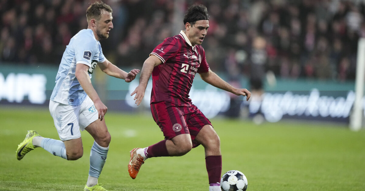 LIVE: Landsholdsdebut til FCM-stjerne Foto: Claus Fisker/Ritzau Scanpix