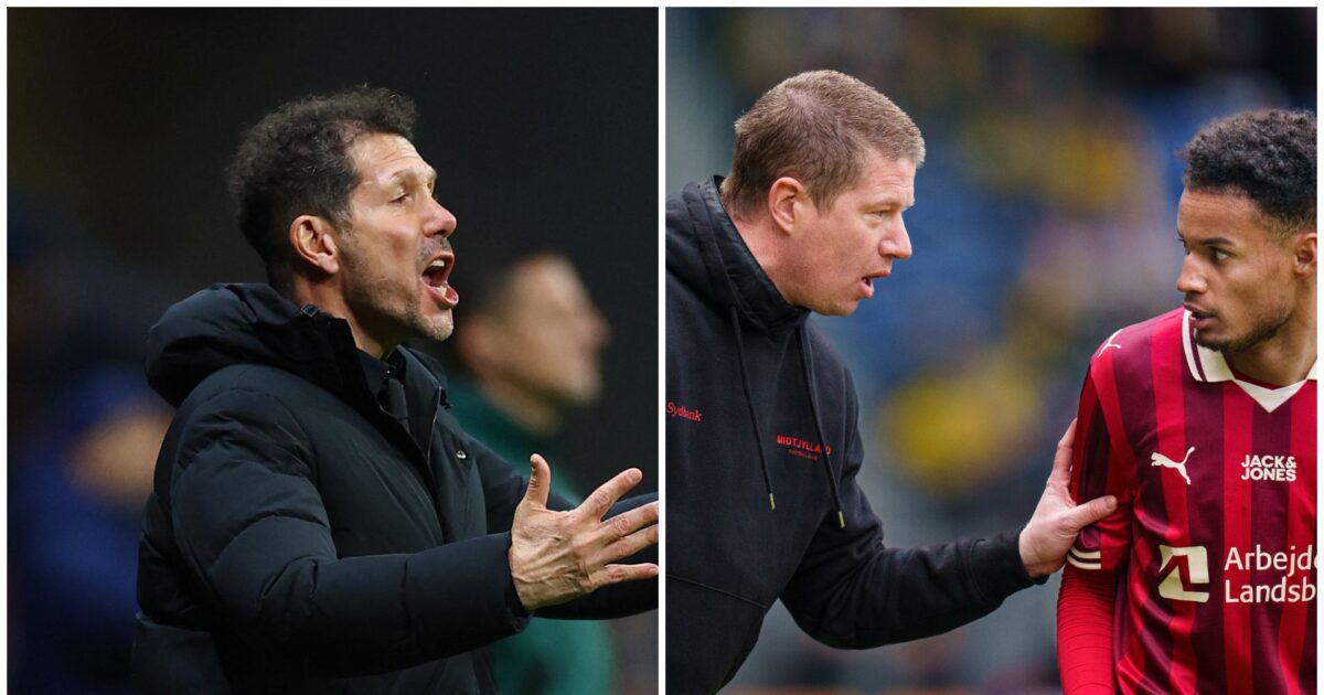 Efter Brøndby-ballade: Som Simeone og Kompany Foto: Ritzau Scanpix/REUTERS