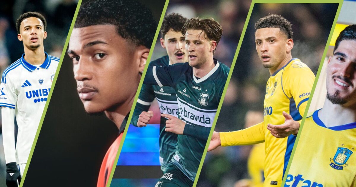 Bliver duo i AGF? Bliver Godfrey i BIF? Her er lejesvendenes status Foto: Brøndby IF, FC Midtjylland / Sebastian Elias Uth/Ritzau Scanpix / Mads Claus Rasmussen/Ritzau Scanpix / Mikkel Berg Pedersen/Ritzau Scanpix