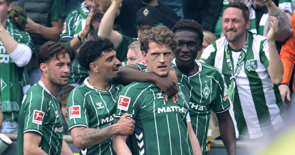 Jens Stage med drømmemål i vigtig Werder-sejr Foto: Ritzau Scanpix/REUTERS