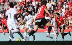 Real Madrid under kampen mod Mallorca.