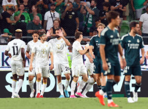 Kenan Kodro scorer mod Real Madrid for Ferencvaros