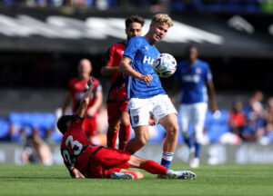 Sindre Walle Egeli for Ipswich i en venskabskamp mod Rayo Vallecano den 8. august 2026.