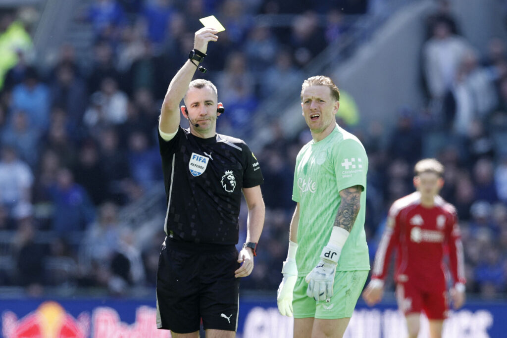 Et gult kort i Premier League.