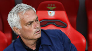 José Mourinho på bænken i Benfica.