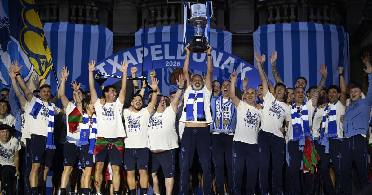 AI sagde nej: Sociedad-træner skriver historie Foto: Ritzau Scanpix/REUTERS