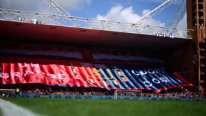 Genoa-fans med tifo
