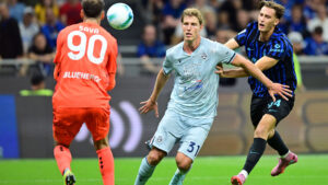 Thomas Kristensen i kamp for Udinese