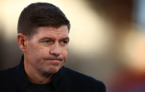 Steven Gerrard til en af Liverpools kampe