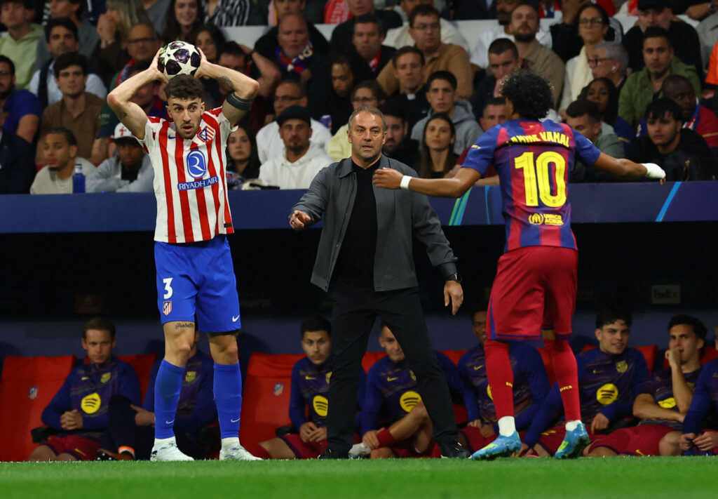 Hansi Flick imod Atletico Madrid