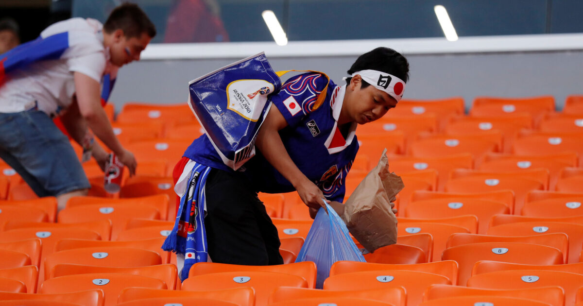 Eksemplariske fans: Forventes at gøre rent til VM – igen Foto: Ritzau Scanpix/REUTERS