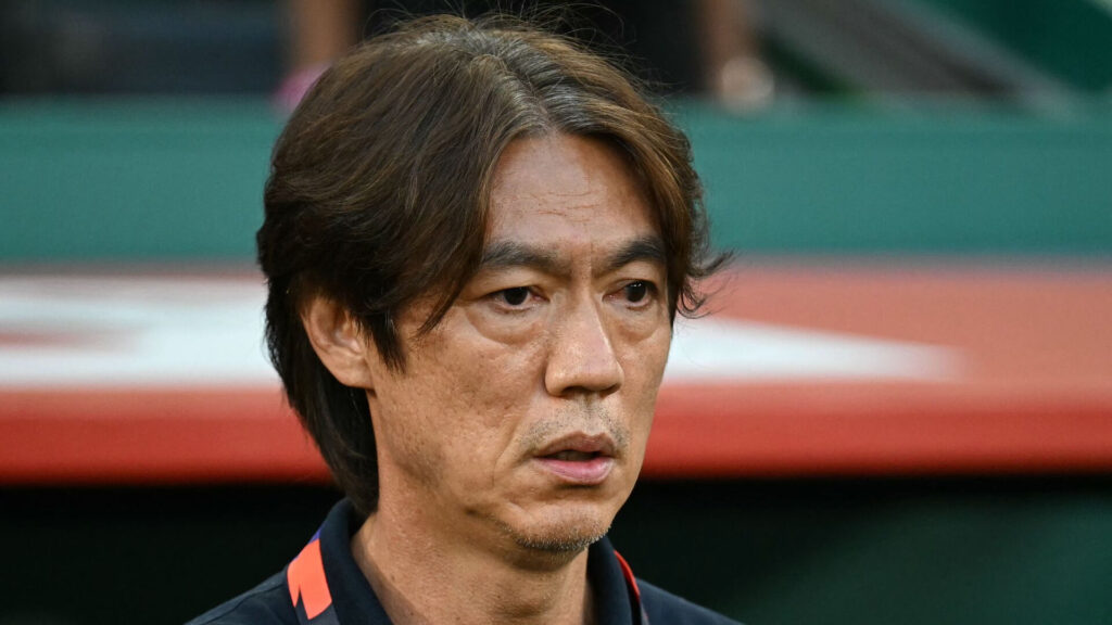 Sydkoreas landstræner Hong Myung-bo efter VM-exit.