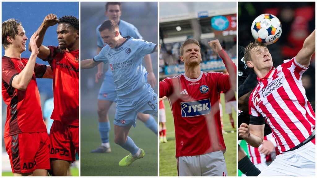 Superliga 1 div AaB Fredericia RaNDERS Silkeborg