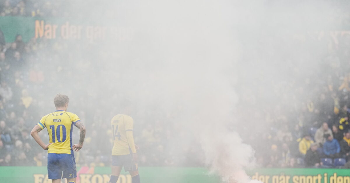 Drama på Vestegnen: Bliver Brøndby straffet med tilskuerstraf? Foto: Liselotte Sabroe/Ritzau Scanpix