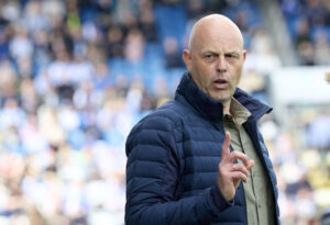 Claus Nørgaard under en kamp for Vejle Boldklub.