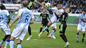 Osaze De Rosario scorer smukt mål for Sønderjyske.