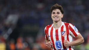 Atletico Madrids Julian Alvarez