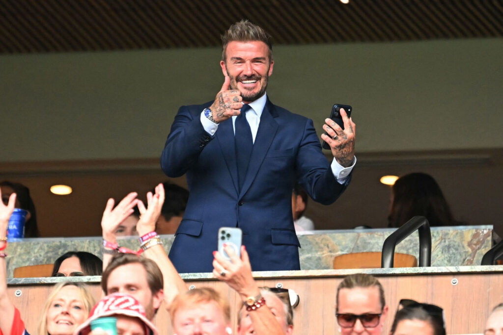 David Beckham giver tommel op under VM 2026.