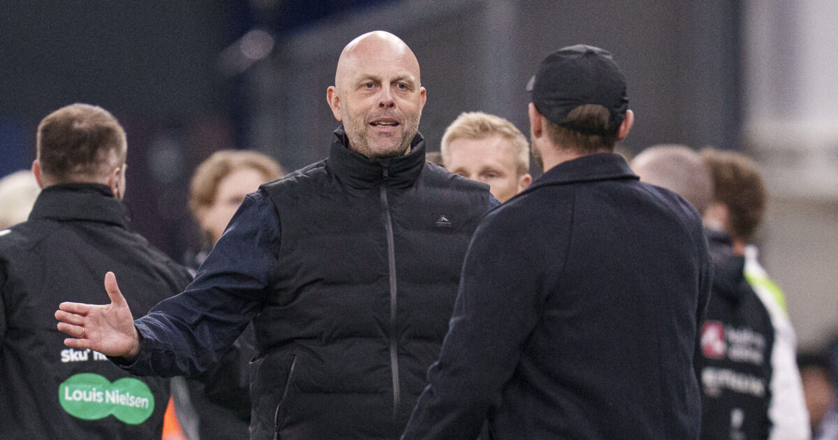 Manglende held blev afgørende, mener Vejle-træner Foto: Liselotte Sabroe/Ritzau Scanpix