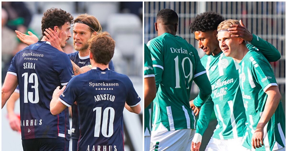 Viborg åbner mod AGF – kæmpedrop giver udligning Foto: Bo Amstrup/Ritzau Scanpix