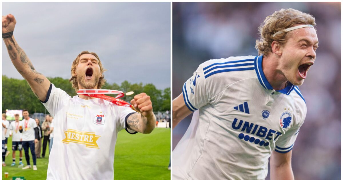 Beijmo bliver ikke psykopat af at vælge FCK og vrage AGF Fotos: Bo Amstrup/Ritzau Scanpix og Liselotte Sabroe/Ritzau Scanpix