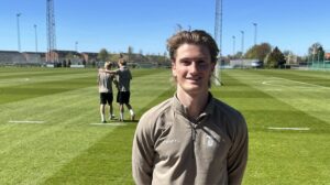 Jacob Andersen efter AGF-træningen på Fredensvang.