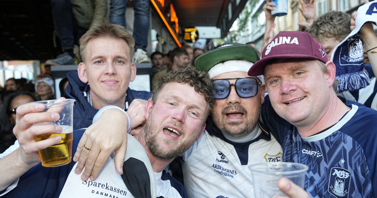 Se kaos-billederne: Århus er i guld-koma! AGF vinder Superligaen og mesterskabet fejres i Aarhus søndag den 10. maj 2026.