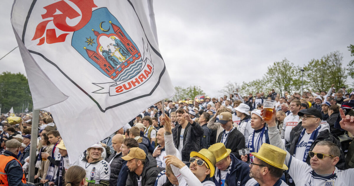 Se billederne: Guldfejring i Aarhus Foto: Mads Claus Rasmussen/Ritzau Scanpix