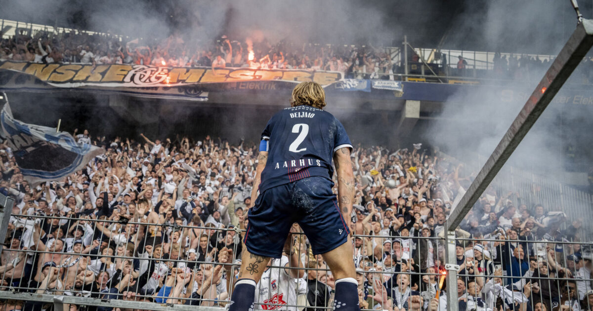 Beijmo mærket af kærlighed fra AGF-fans: Sgu dejligt Foto: Mads Claus Rasmussen/Ritzau Scanpix