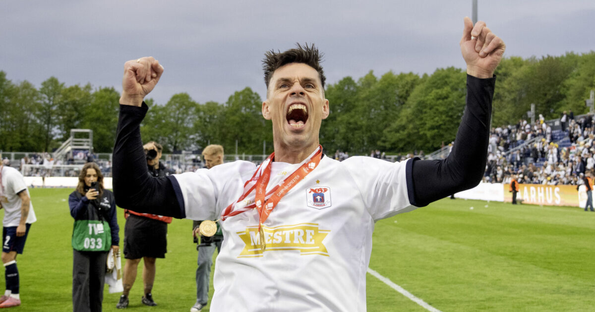 AGF-profil om guldfejring: Det overgår alt Foto: Bo Amstrup/Ritzau Scanpix