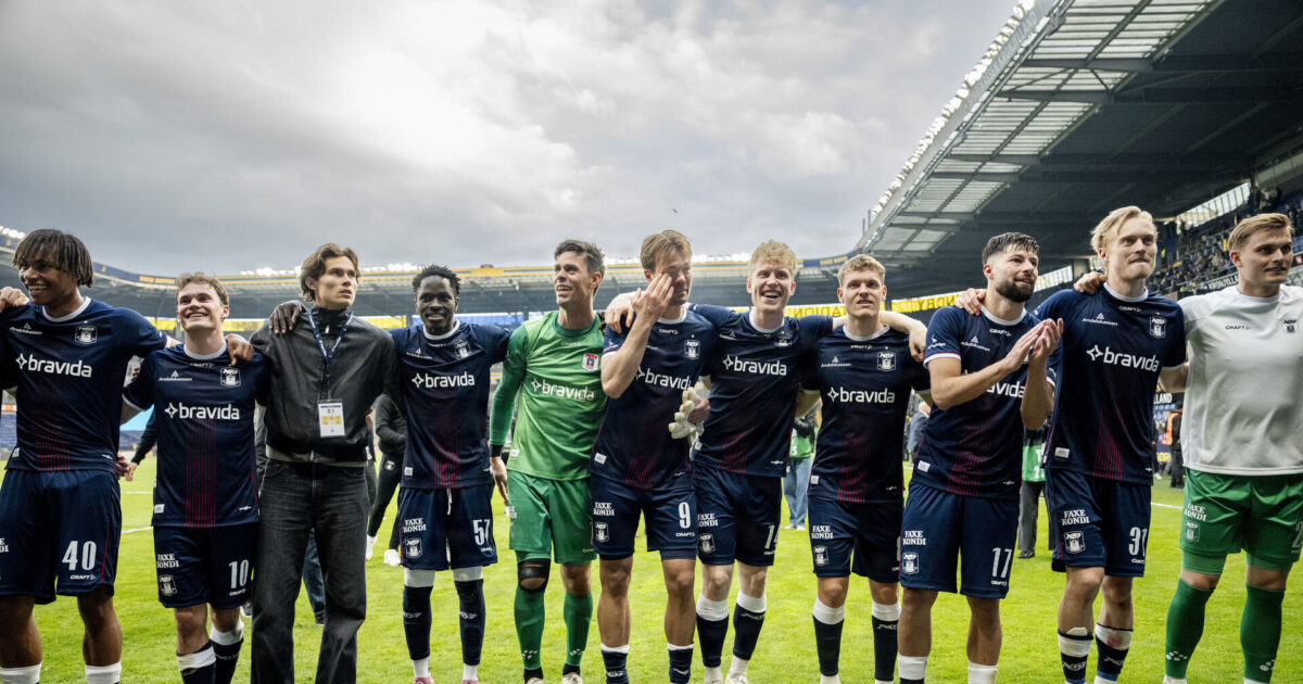 AGF’s gamle gutter: Kun ét mesterskabshold var ældre Foto: Mads Claus Rasmussen/Ritzau Scanpix