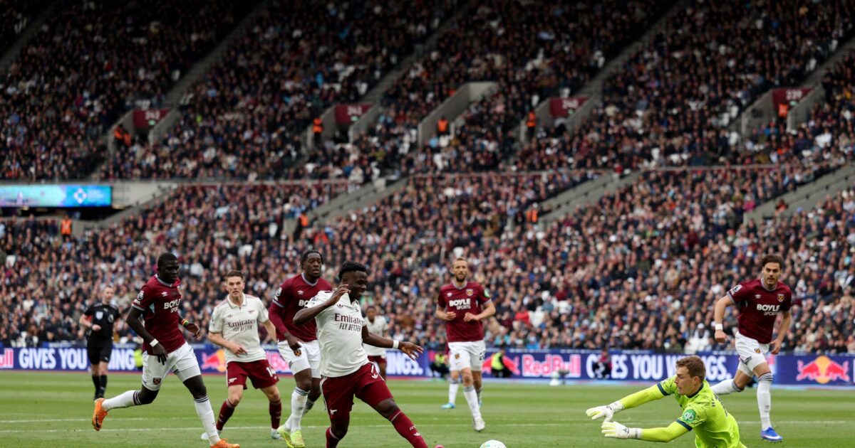 Arsenal på guldkurs efter sent drama Foto: Adrian Dennis/AFP/Ritzau Scanpix