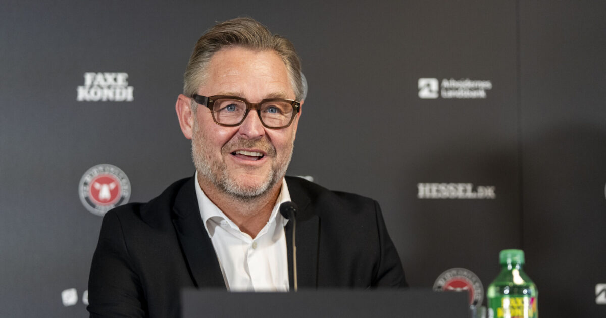 Én ting glæder Claus Steinlein ved AGF-mesterskab Foto: Ida Marie Odgaard/Ritzau Scanpix