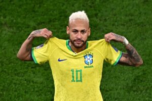 Neymar for det brasilianske landshold.