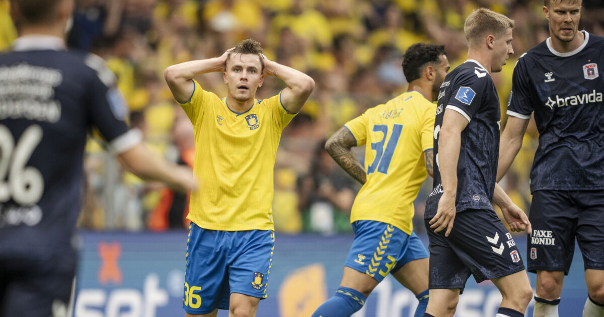 Glem alt om gaver i Brøndby, AGF! Foto: Mads Claus Rasmussen/Ritzau Scanpix