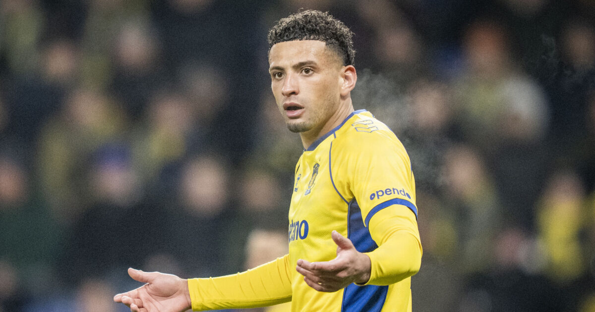 LIVE: Brøndby-favorit vender ikke retur Brøndbys Ben Godfrey under Superligakampen mellem Brøndby IF og Sønderjyske på Brøndby Stadion mandag den 23. februar 2026.