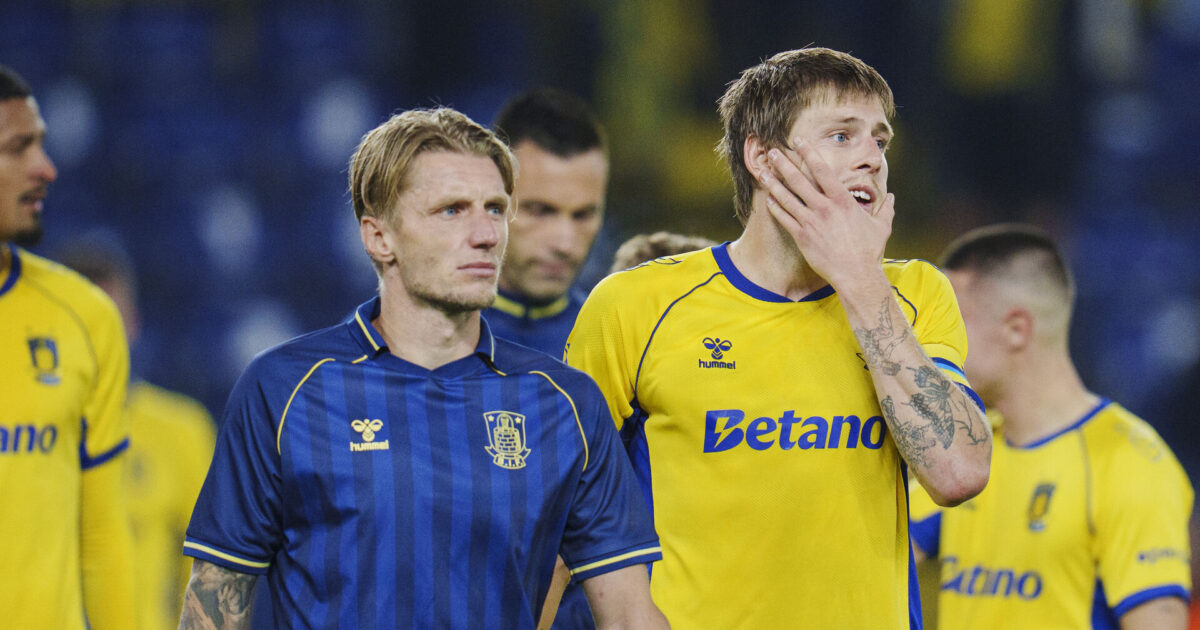Brøndby-duo er enig: Sejr over FCK er ikke nok Foto: Liselotte Sabroe/Ritzau Scanpix