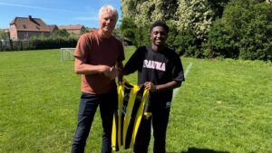 Devon Bernasko-Appu og Jesper Blicher sammen i Aarhus Fremad.