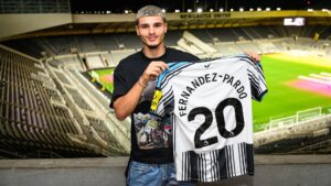 Matias Fernandez-Pardo præsenteret i Newcastle United